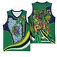 Dominica Independence Day Basketball Jersey Sisserou Parrot Creole Culture Island Flag Art