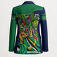 Dominica Independence Day Blazer Sisserou Parrot Creole Culture Island Flag Art