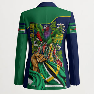 Dominica Independence Day Blazer Sisserou Parrot Creole Culture Island Flag Art