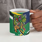 Dominica Independence Day Ceramic Mug Sisserou Parrot Creole Culture Island Flag Art