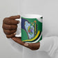 Dominica Independence Day Ceramic Mug Sisserou Parrot Creole Culture Island Flag Art