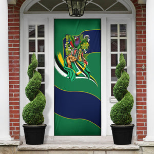 Dominica Independence Day Door Cover Sisserou Parrot Creole Culture Island Flag Art