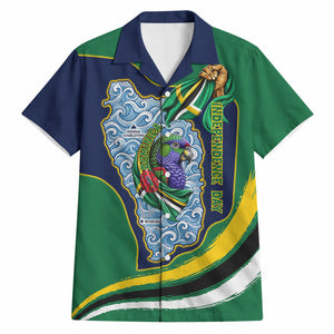 Dominica Independence Day Hawaiian Shirt Sisserou Parrot Creole Culture Island Flag Art