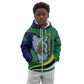 Dominica Independence Day Kid Hoodie Sisserou Parrot Creole Culture Island Flag Art