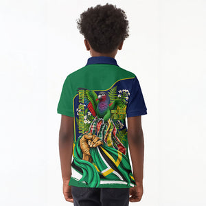 Dominica Independence Day Kid Polo Shirt Sisserou Parrot Creole Culture Island Flag Art