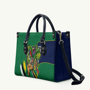 Dominica Independence Day Leather Bag Sisserou Parrot Creole Culture Island Flag Art