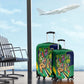 Dominica Independence Day Luggage Cover Sisserou Parrot Creole Culture Island Flag Art