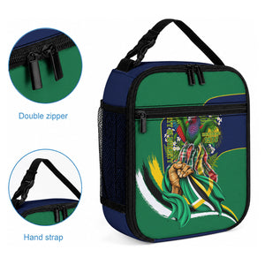 Dominica Independence Day Lunch Bag Sisserou Parrot Creole Culture Island Flag Art