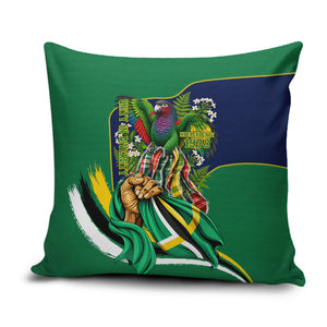 Dominica Independence Day Pillow Cover Sisserou Parrot Creole Culture Island Flag Art