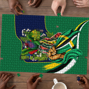 Dominica Independence Day Puzzle Sisserou Parrot Creole Culture Island Flag Art