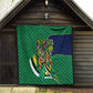 Dominica Independence Day Quilt Sisserou Parrot Creole Culture Island Flag Art