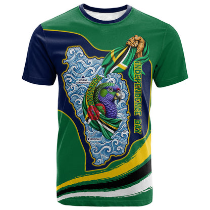 Dominica Independence Day T shirt Sisserou Parrot Creole Culture Island Flag Art