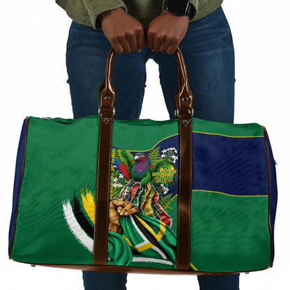 Dominica Independence Day Travel Bag Sisserou Parrot Creole Culture Island Flag Art