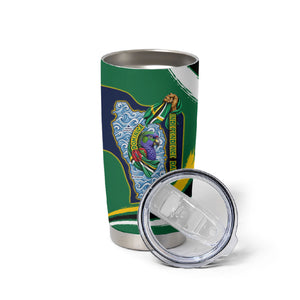 Dominica Independence Day Tumbler Cup Sisserou Parrot Creole Culture Island Flag Art