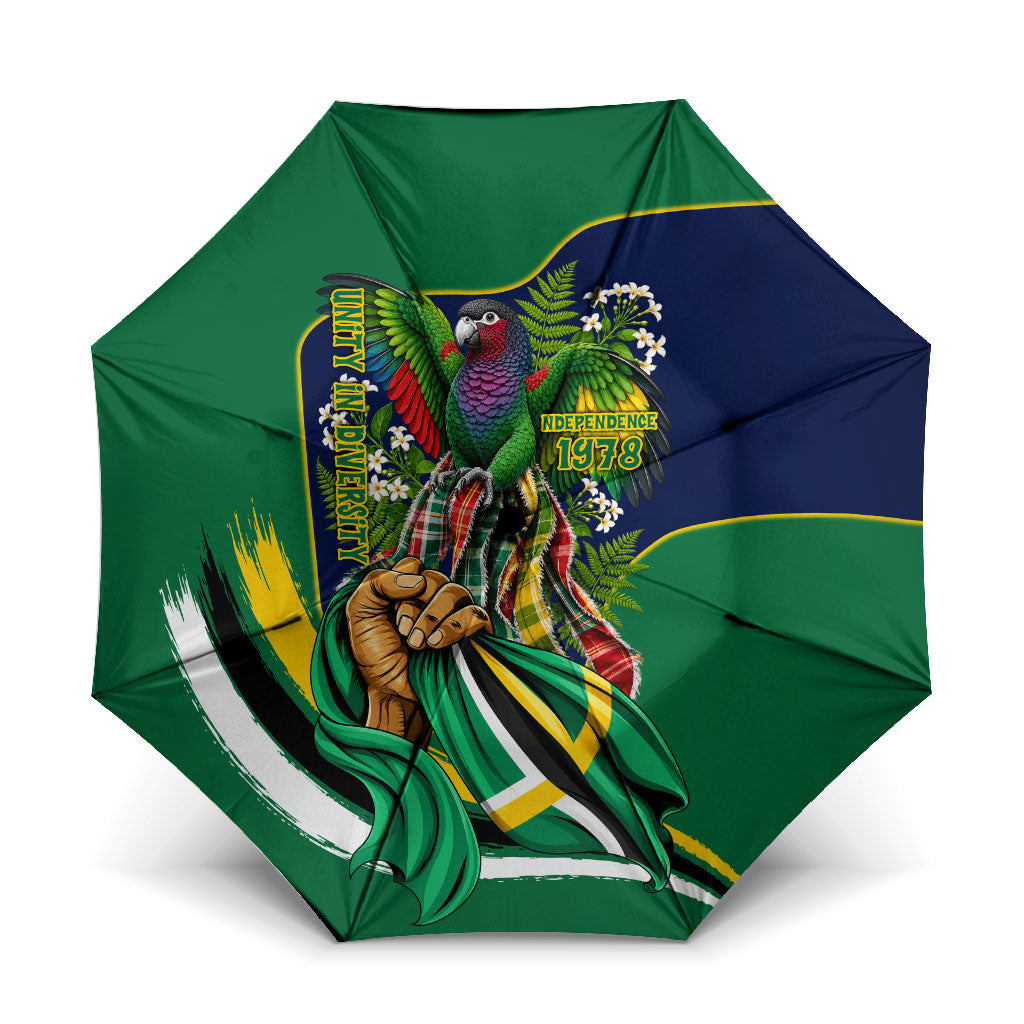 Dominica Independence Day Umbrella Sisserou Parrot Creole Culture Island Flag Art