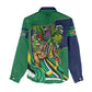 Dominica Independence Day Women Casual Shirt Sisserou Parrot Creole Culture Island Flag Art