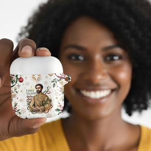 Ethiopia Haile Selassie Christmas AirPods Case Royal Ethiopian Orthodox Vintage Style