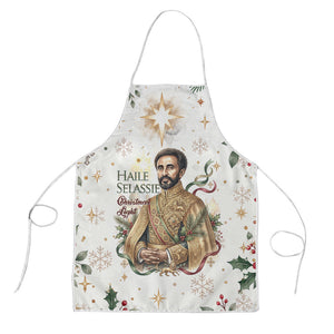 Ethiopia Haile Selassie Christmas Apron Royal Ethiopian Orthodox Vintage Style