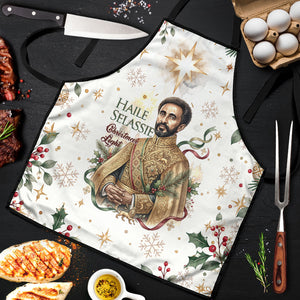 Ethiopia Haile Selassie Christmas Apron Royal Ethiopian Orthodox Vintage Style