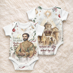 Ethiopia Haile Selassie Christmas Baby Onesie Royal Ethiopian Orthodox Vintage Style