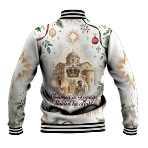 Ethiopia Haile Selassie Christmas Baseball Jacket Royal Ethiopian Orthodox Vintage Style
