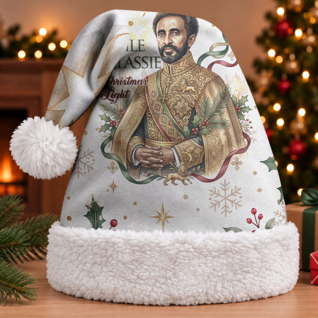 Ethiopia Haile Selassie Christmas Santa Hat Royal Ethiopian Orthodox Vintage Style