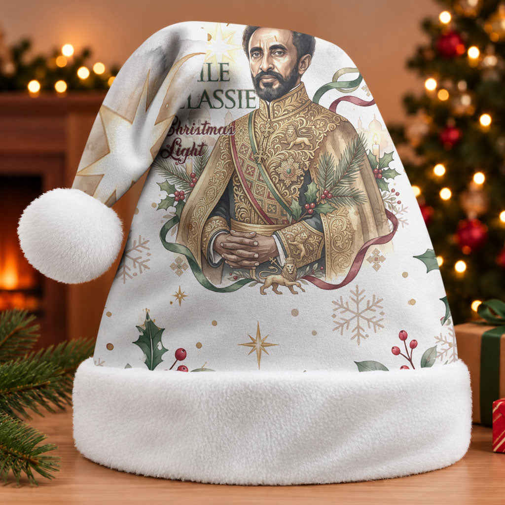 Ethiopia Haile Selassie Christmas Santa Hat Royal Ethiopian Orthodox Vintage Style