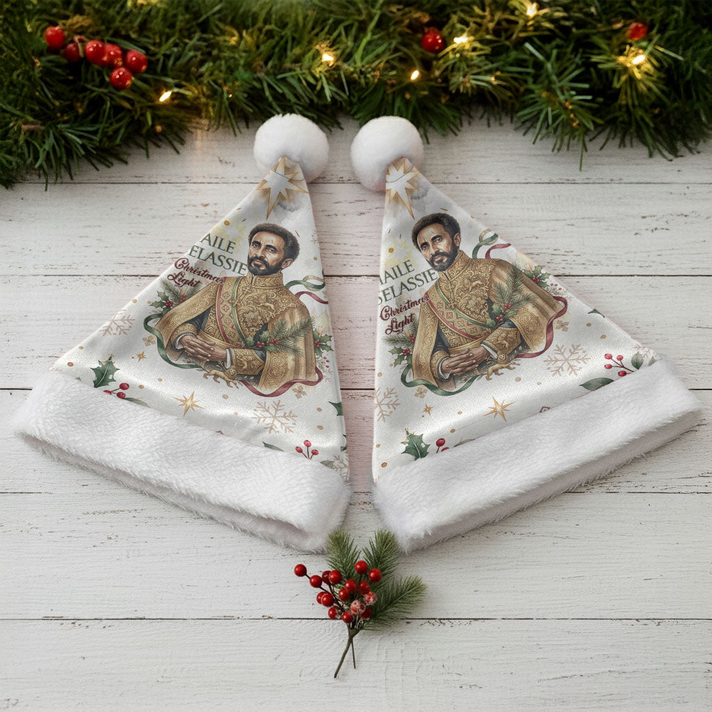 Ethiopia Haile Selassie Christmas Santa Hat Royal Ethiopian Orthodox Vintage Style