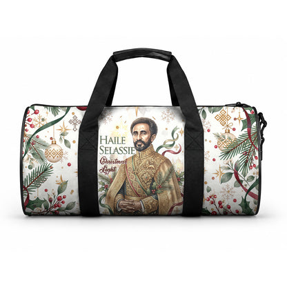 Ethiopia Haile Selassie Christmas Duffle Bag Royal Ethiopian Orthodox Vintage Style