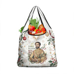 Ethiopia Haile Selassie Christmas Grocery Bag Royal Ethiopian Orthodox Vintage Style