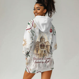 Ethiopia Haile Selassie Christmas Hoodie Dress Royal Ethiopian Orthodox Vintage Style