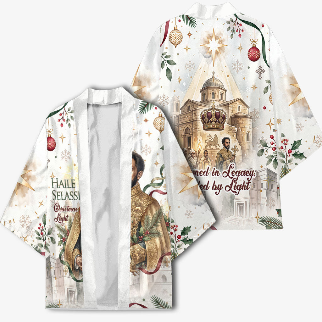 Ethiopia Haile Selassie Christmas Kimono Royal Ethiopian Orthodox Vintage Style