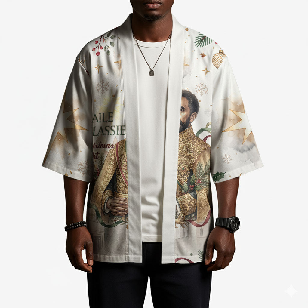 Ethiopia Haile Selassie Christmas Kimono Royal Ethiopian Orthodox Vintage Style