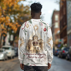 Ethiopia Haile Selassie Christmas Long Sleeve Shirt Royal Ethiopian Orthodox Vintage Style