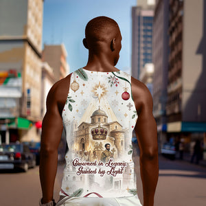 Ethiopia Haile Selassie Christmas Men Tank Top Royal Ethiopian Orthodox Vintage Style