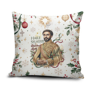 Ethiopia Haile Selassie Christmas Pillow Cover Royal Ethiopian Orthodox Vintage Style