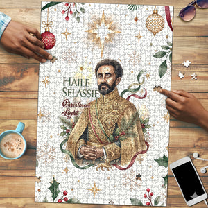 Ethiopia Haile Selassie Christmas Puzzle Royal Ethiopian Orthodox Vintage Style