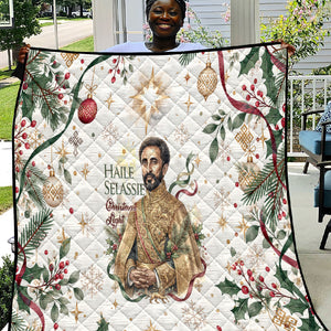 Ethiopia Haile Selassie Christmas Quilt Royal Ethiopian Orthodox Vintage Style