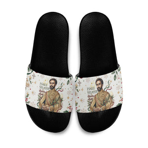 Ethiopia Haile Selassie Christmas Slide Sandals Royal Ethiopian Orthodox Vintage Style