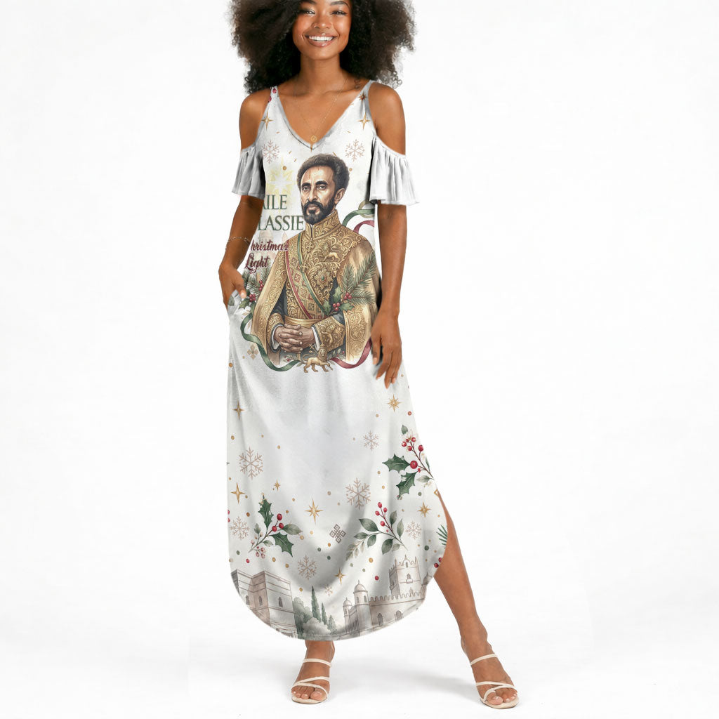 Ethiopia Haile Selassie Christmas Summer Maxi Dress Royal Ethiopian Orthodox Vintage Style