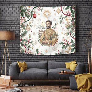 Ethiopia Haile Selassie Christmas Tapestry Royal Ethiopian Orthodox Vintage Style