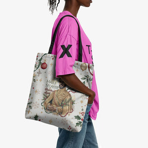 Ethiopia Haile Selassie Christmas Tote Bag Royal Ethiopian Orthodox Vintage Style