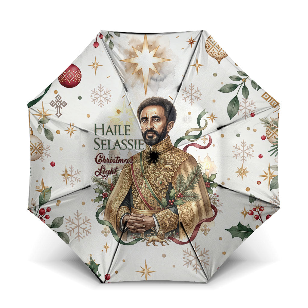 Ethiopia Haile Selassie Christmas Umbrella Royal Ethiopian Orthodox Vintage Style