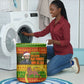 Ethiopia Haile Selassie Christmas Laundry Basket King Of Kings Lion Of Judah Ugly Pattern Holiday