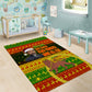 Ethiopia Haile Selassie Christmas Area Rug King Of Kings Lion Of Judah Ugly Pattern Holiday