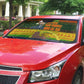 Ethiopia Haile Selassie Christmas Auto Sun Shade King Of Kings Lion Of Judah Ugly Pattern Holiday