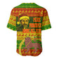 Ethiopia Haile Selassie Christmas Baseball Jersey King Of Kings Lion Of Judah Ugly Pattern Holiday