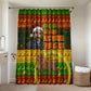 Ethiopia Haile Selassie Christmas Bathroom Set King Of Kings Lion Of Judah Ugly Pattern Holiday