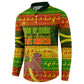Ethiopia Haile Selassie Christmas Button Sweatshirt King Of Kings Lion Of Judah Ugly Pattern Holiday