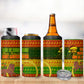 Ethiopia Haile Selassie Christmas 4 in 1 Can Cooler Tumbler King Of Kings Lion Of Judah Ugly Pattern Holiday